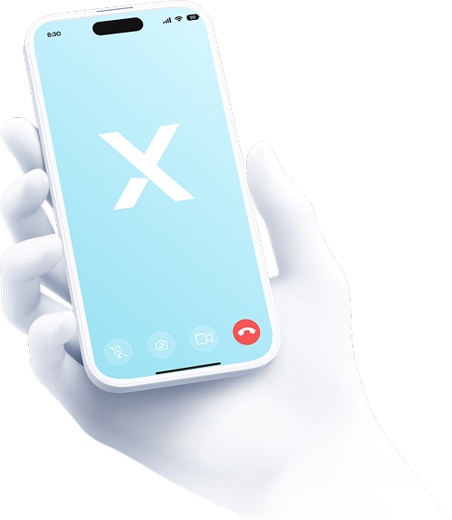 x.doctor mobile app interface showing telemedicine advice features